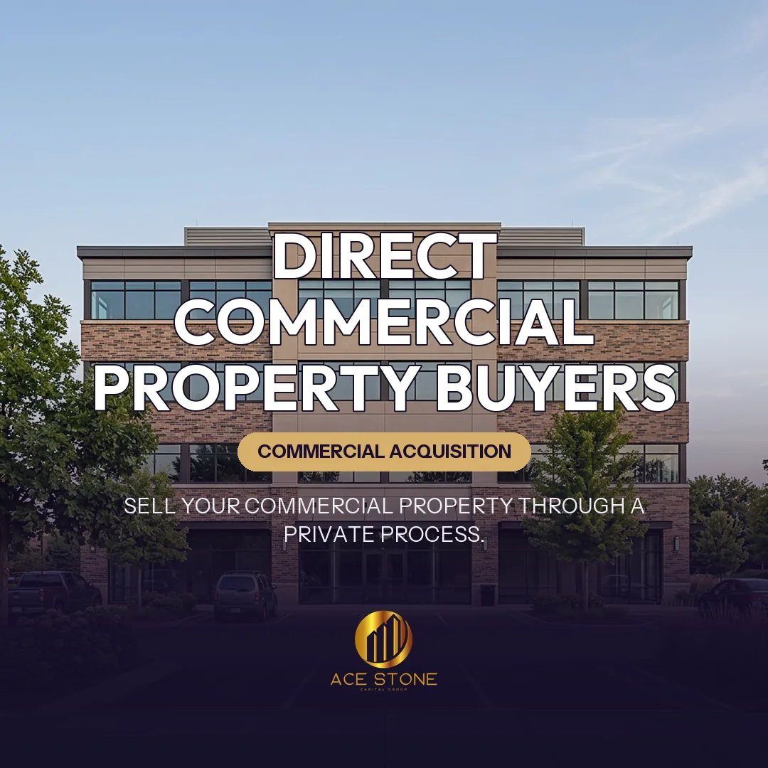 Suburban commercial office and retail building.