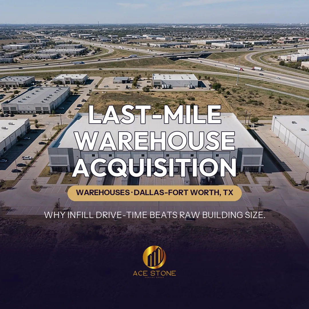 Dallas-Fort Worth infill distribution warehouse.