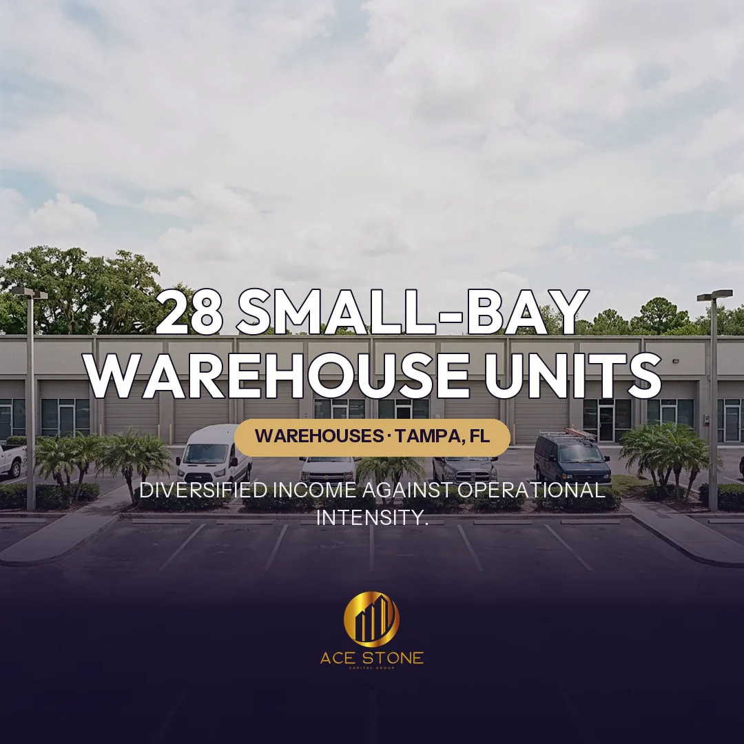 Tampa multi-tenant small-bay industrial park.