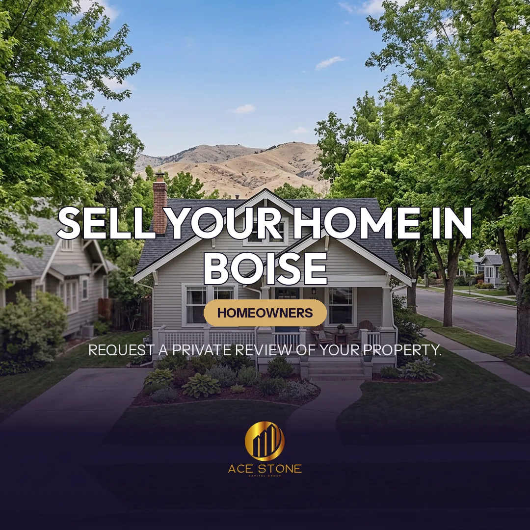 Residential streetscape representing single-family housing in Boise, Idaho.