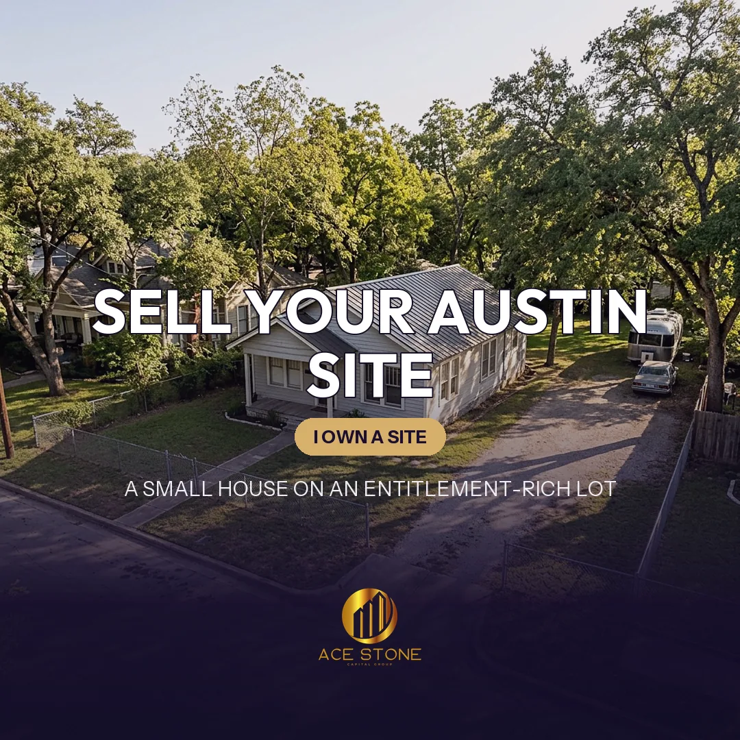 Improved redevelopment site with an original bungalow on a subdivision-eligible Austin lot.